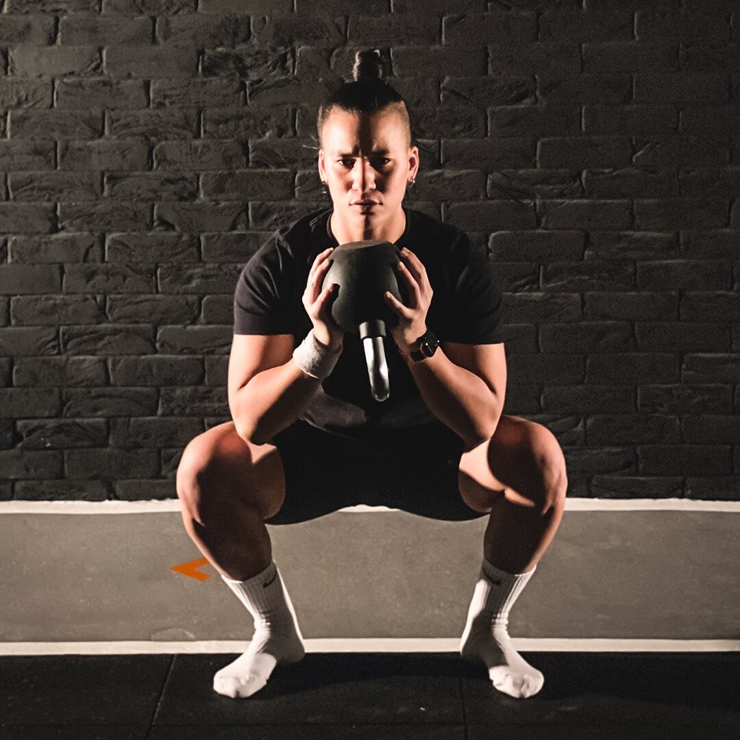 Target your lower body while working your upper body at the same time!
Grab a kettlebell and try a few sets of Goblet Squats. It works all the major muscle groups of the lower body, including the quadriceps, glutes, hamstrings and calves, while stren