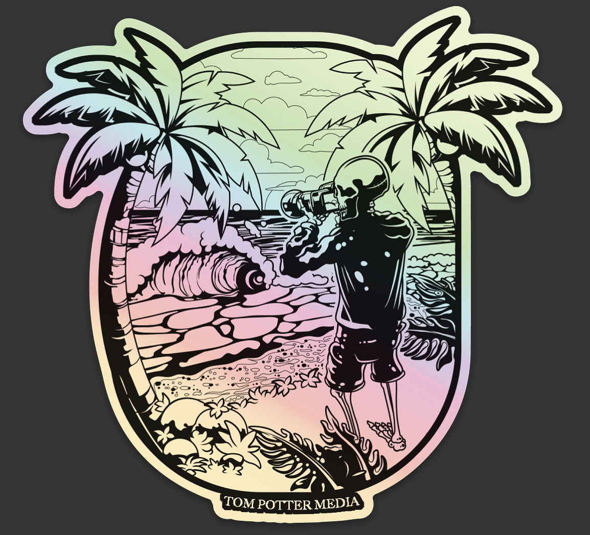 Forged in paradise - Holographic sticker