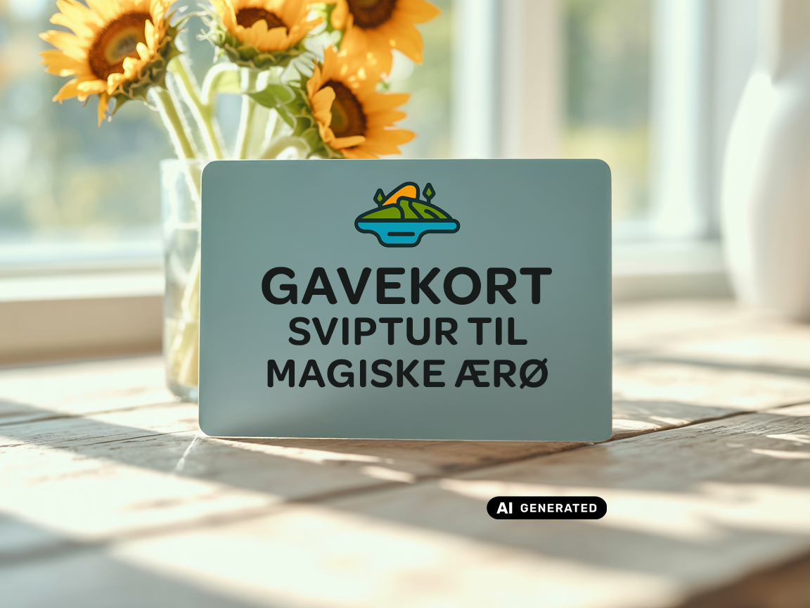 Gavekort - sviptur til Ærø