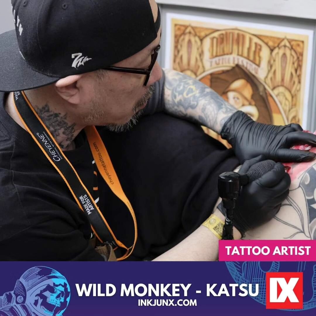 Katsu @wildmonkey_katsu will participate in the @weareinkjunx August 25,26,27
See you all there.

#inkjunx #wildmonkeytattoo #belgiumtattooconvention #belgium #tattooconvention #japanesetattoos #japanesetattooartist