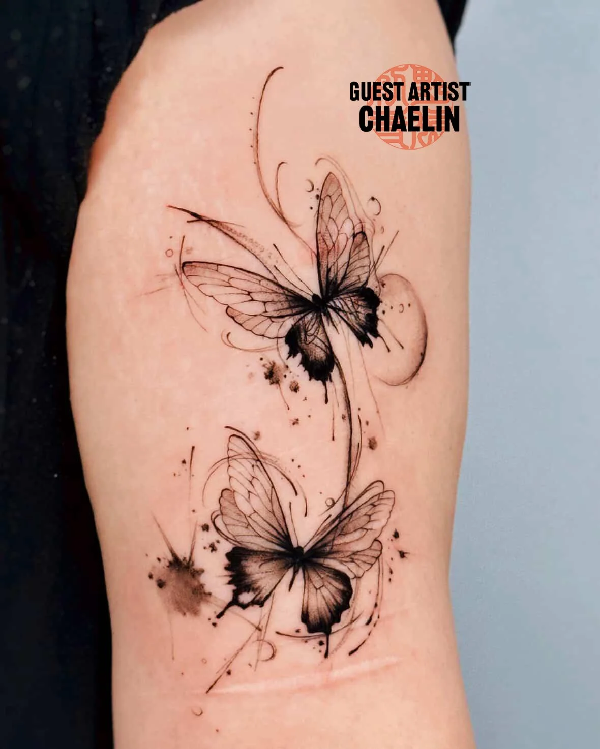 butterfly tattoo by Chaelin