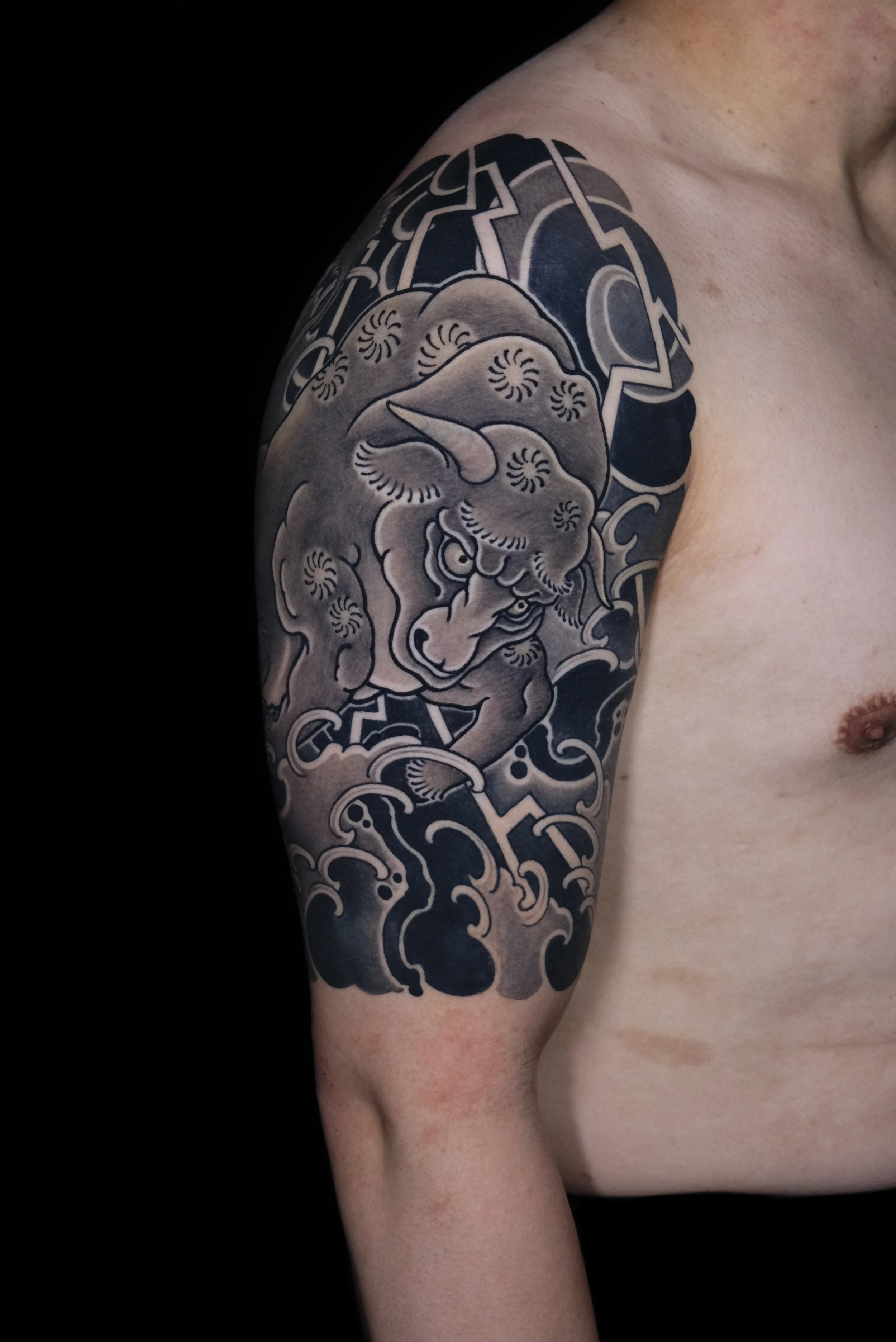 traditional Japanese bull