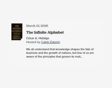 New Books Network Podcast - with Cesar Hidalgo