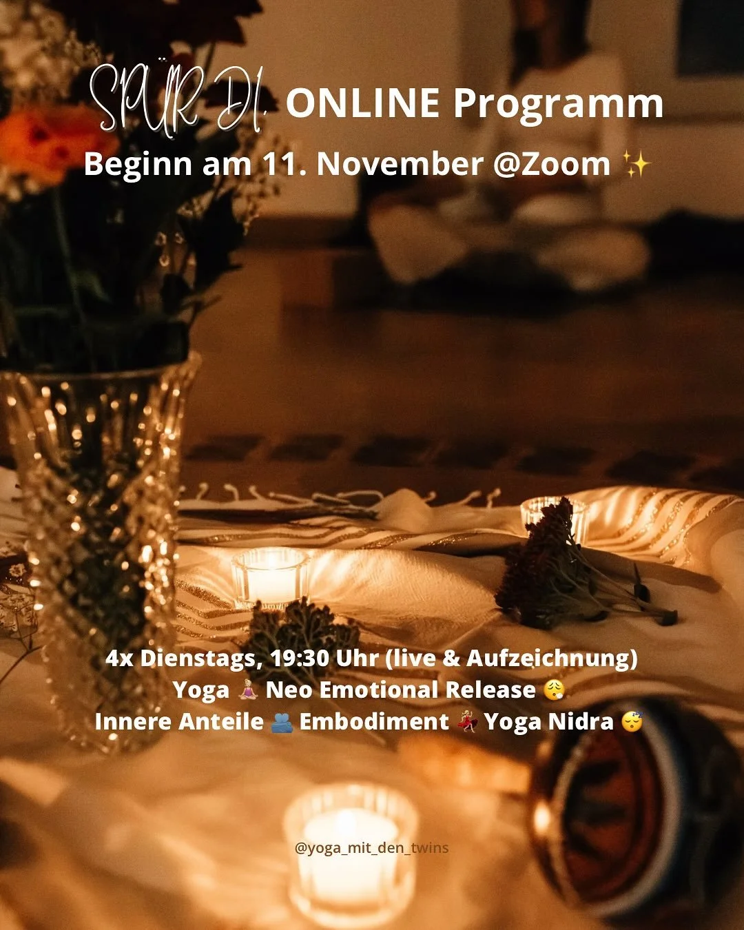 Sp&uuml;rst du dich? ❤️

Vielleicht geht es dir wie vielen anderen Menschen:

Du sp&uuml;rst deine Gedanken. 🤯

Aber sp&uuml;rst du auch deinen K&ouml;rper und vor allem h&ouml;rst du auf ihn? 🤔
Gibst du deinen Gef&uuml;hlen Raum? ❤️&zwj;🩹
Nimmst 