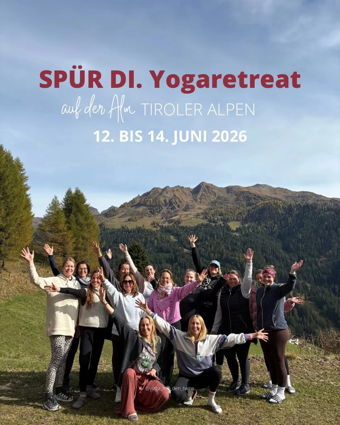 Ein verl&auml;ngertes Wochenende Zeit f&uuml;r dich. 😮&zwj;💨 Zeit in den Bergen. ⛰️☀️🌿 Zeit mit dem wichtigsten Menschen in deinem Leben (mit dir selbst!). 🫂❤️

SP&Uuml;R DI. Yogaretreat auf der Alm vom 12. bis 14. Juni in Tirol (&Ouml;sterreich)