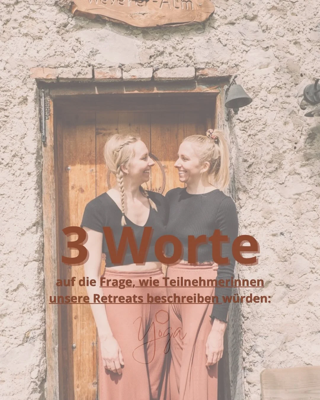 Es ber&uuml;hrt uns jedes Mal, was Frauen von unseren Retreats mit nach Hause nehmen. 🥹❤️

Mehr Ruhe. 😮&zwj;💨
Mehr Verbindung. 🫂
Mehr sie selbst sein. ❤️&zwj;🩹

Vielleicht ist genau das manchmal alles, wonach wir uns sehnen. 🫶🏼

Heute endet de