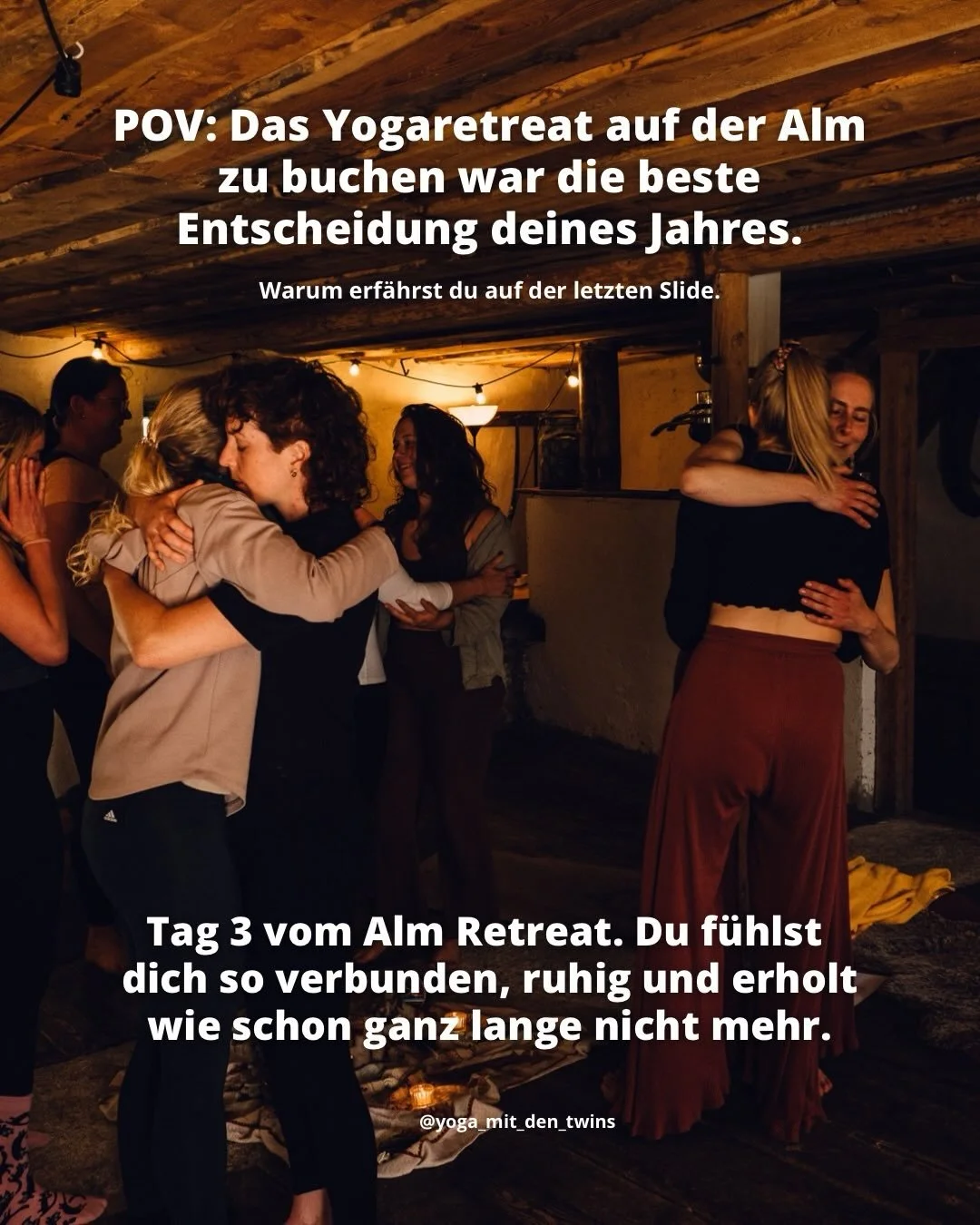 Was Vroni sagt ✨🥹❤️ (swipe bis zur letzten Slide❣️). Genau das zu f&uuml;hlen, w&uuml;nschen wir auch dir. 🫂

Vom 12. bis zum 14. Juni findet in &Ouml;sterreich unser letztes (!! 😭❤️) Alm Retreat @bluebirdmountain_lodges statt ☀️🌿🥹 und wir freue