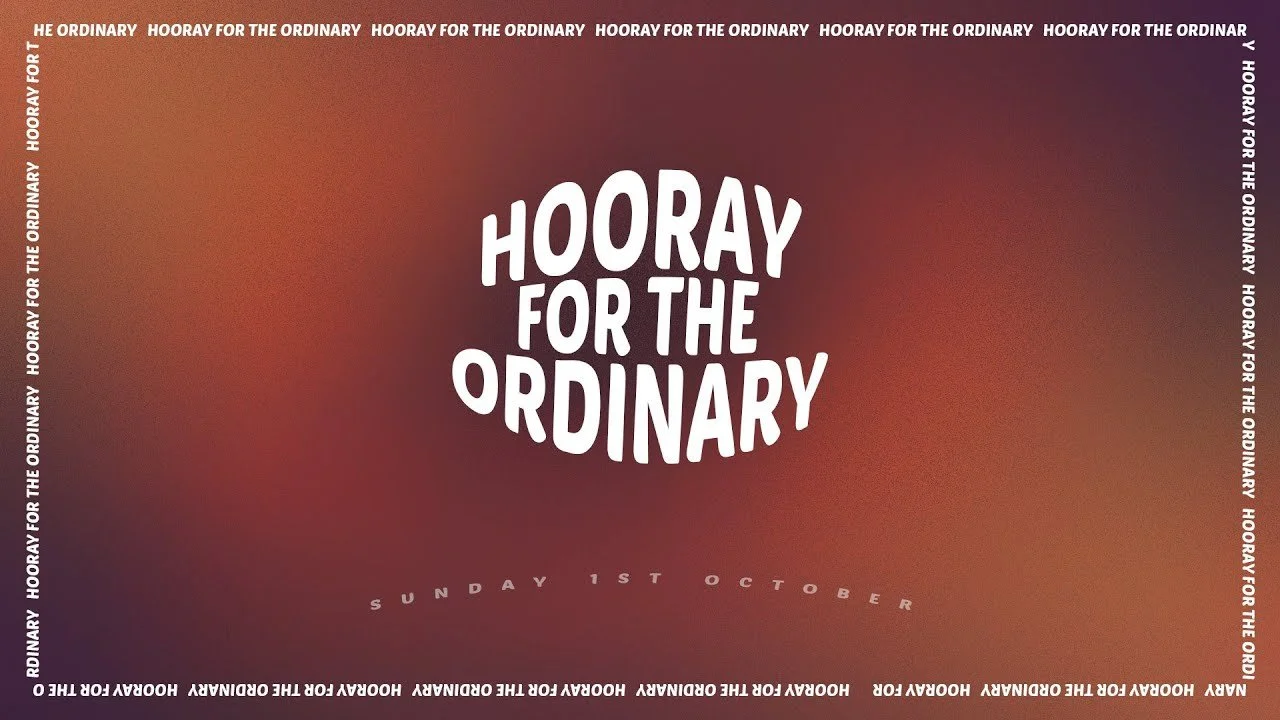 ​Hooray for the ordinary ​ ​// Roy Turner // 01.10.2023