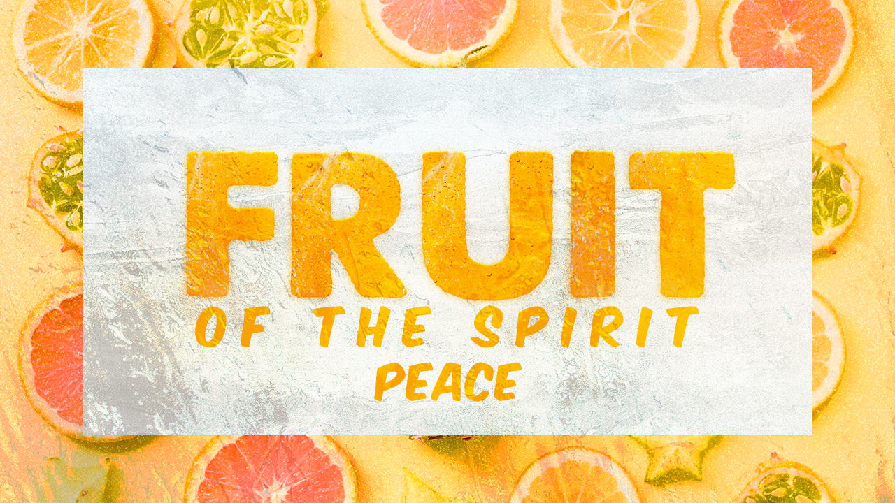 Fruit of the spirit Part 4 // Peace // Vic Joyner // 28.07.2024