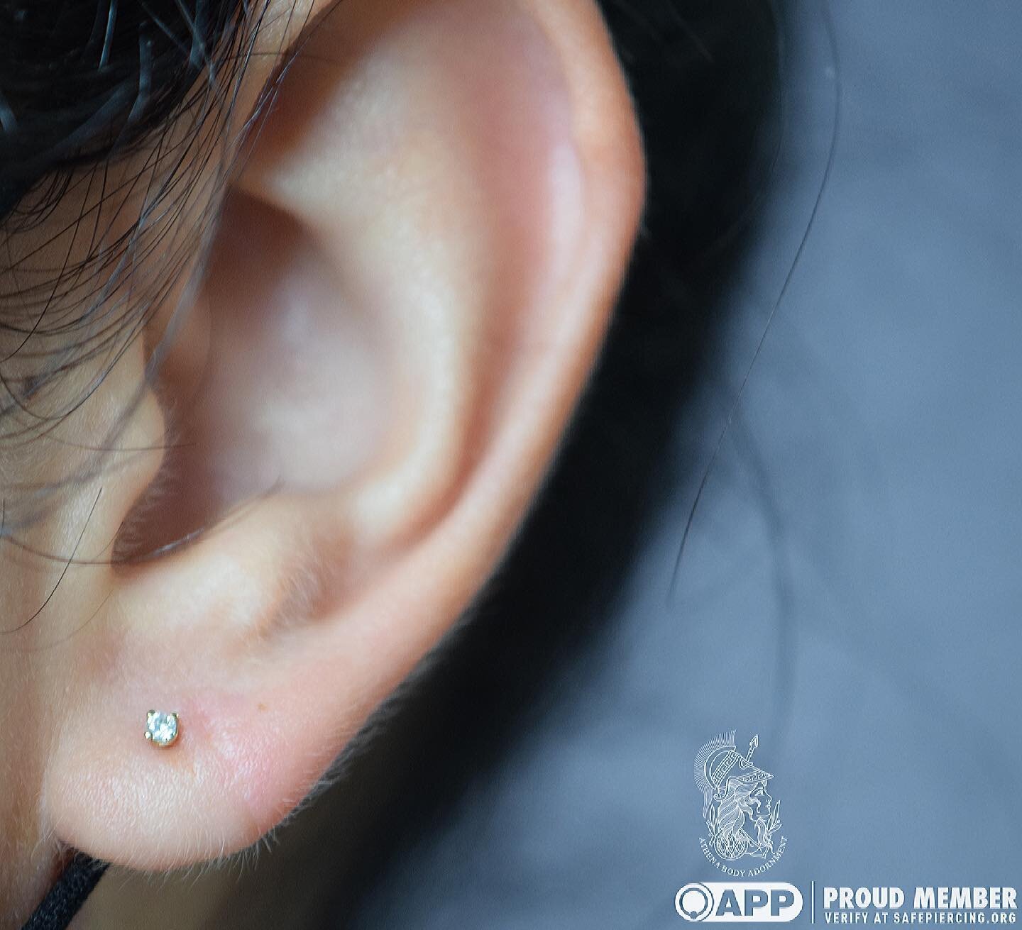 We were so happy to perform this cute little #earlobe for this lovely clients healed reconstructed earlobe! 💫 featuring a genuine diamond from @kiwidiamondjewelry 💫

Athena Body Adornment
1650 N. Federal Highway 
Suite 103
Pompano Beach, Florida 33
