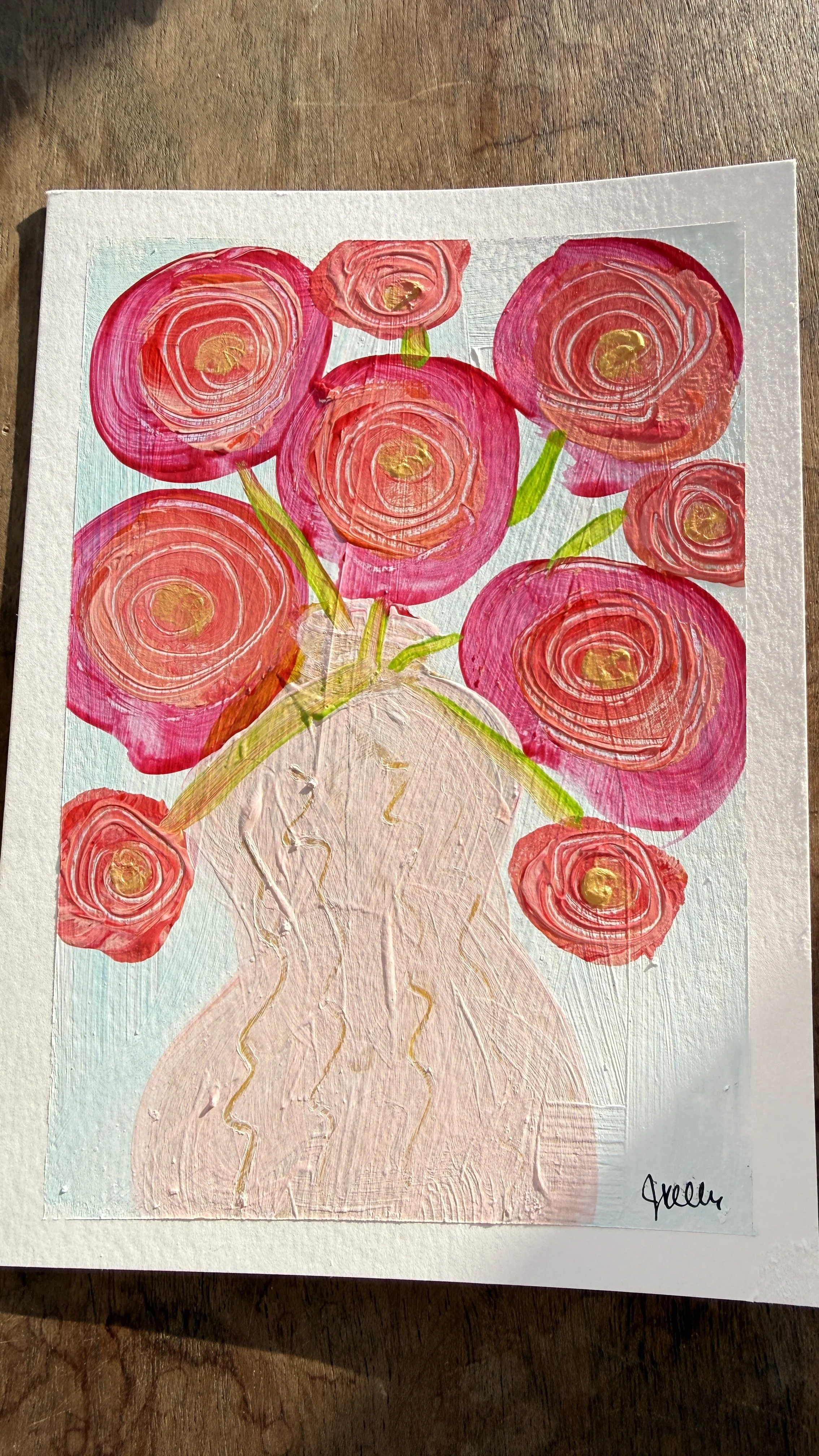 Mixed Media Greeting Cards