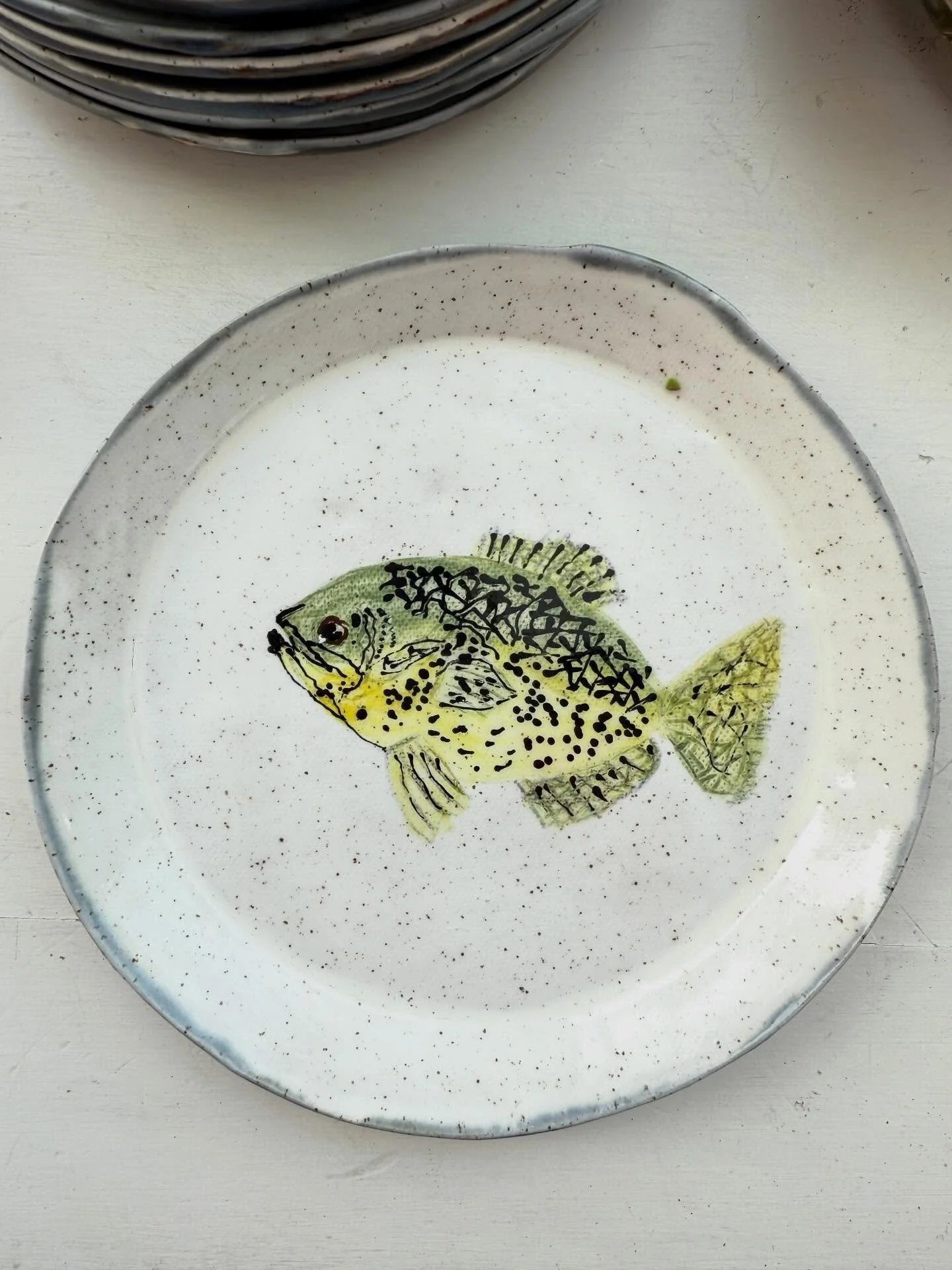 Fish of the sea #starpuddingfarm #vermontartist #ceramicart #seafish #fishart
