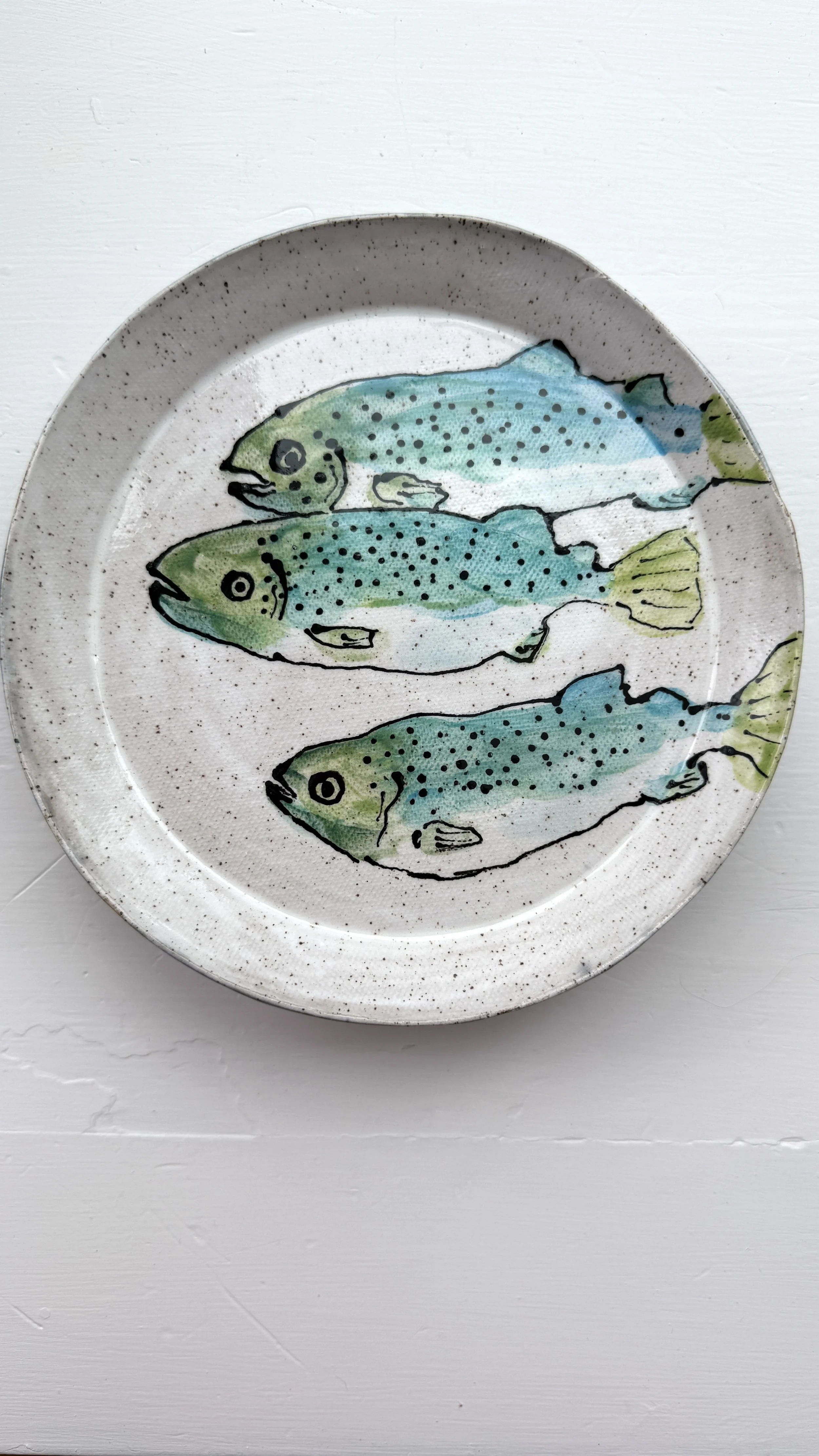Freshwater Trout Handmade Plate