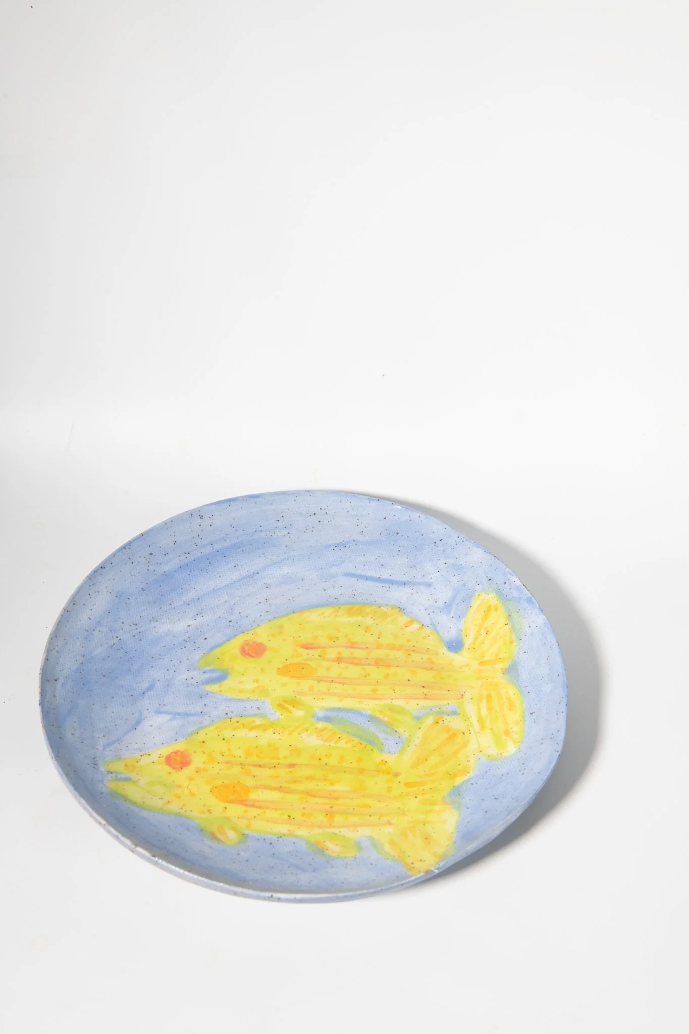 Handmade Tropical Fish Dessert Plate