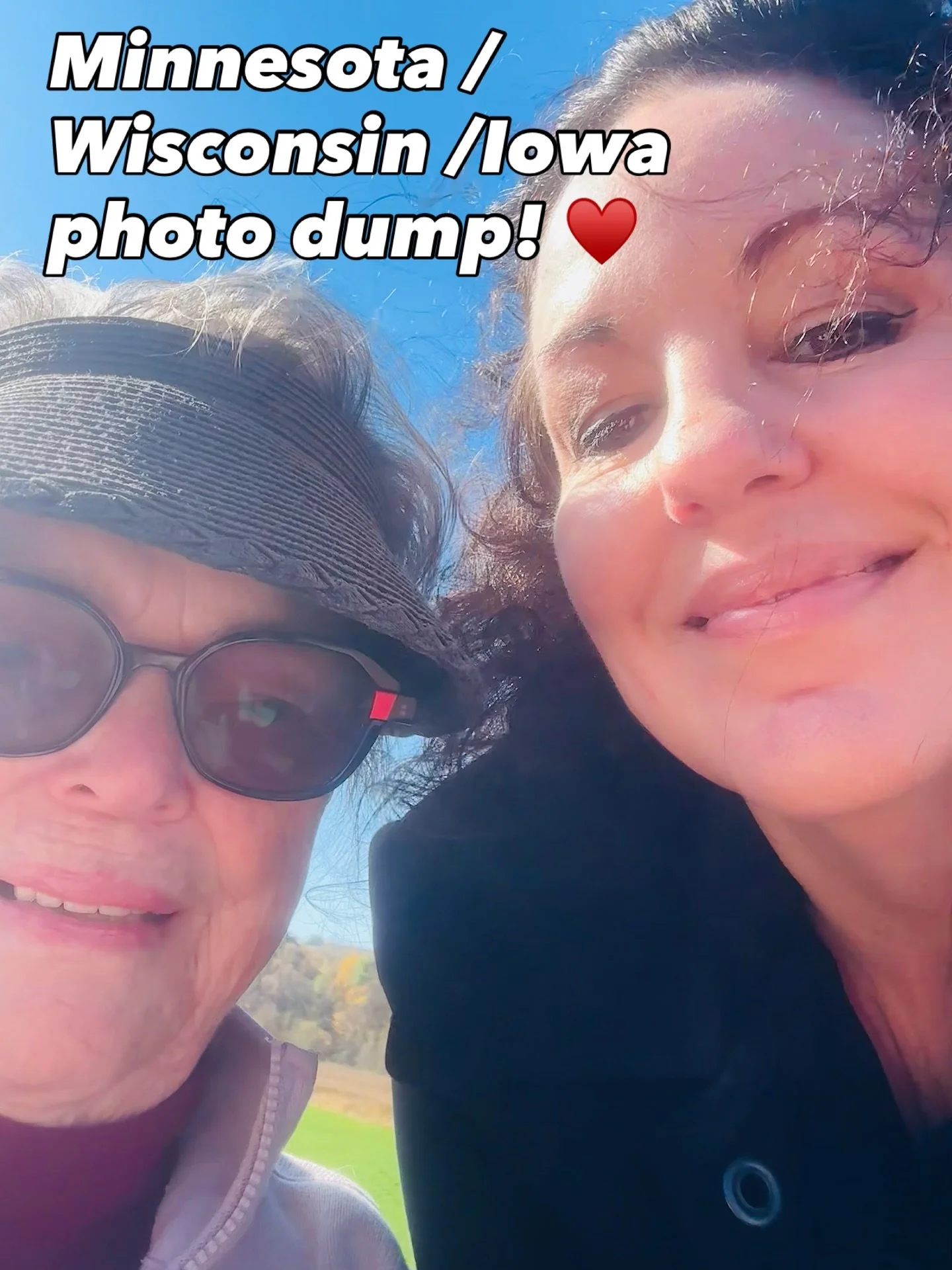 Midwestern road trip with Aunt Mary Lou and cousins! 

@lunavalleyfarm Amish apple cakes, fog in the Mississippi and the mysterious Driftless region of Wisconsin. &ldquo;Driftless&rdquo; will def end up in a song. 🎶 &hearts;️

#minnesota #wisconsin 