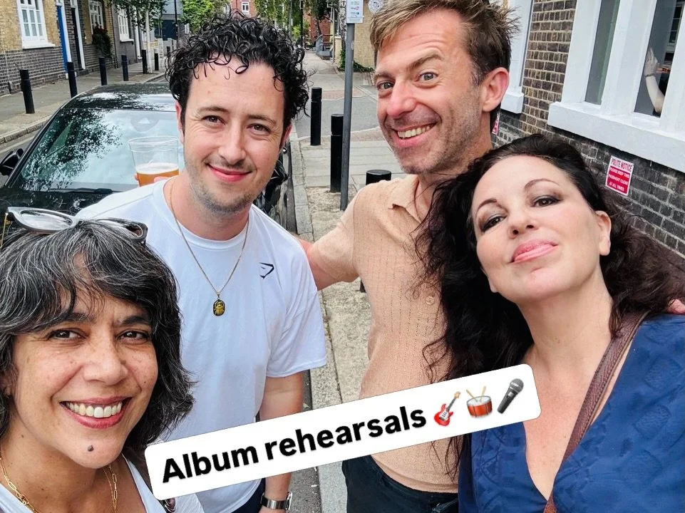 Brilliant 2 days in @premisesstudios rehearsing with @drumcatmurray @chrisrmontague62 and @bensomersmusic for the recording of my amazing mentee @ejsealmusic debut solo album. 🎸🎶

Absolutely banging songs. Can&rsquo;t wait to get recording! 💃🏿

#