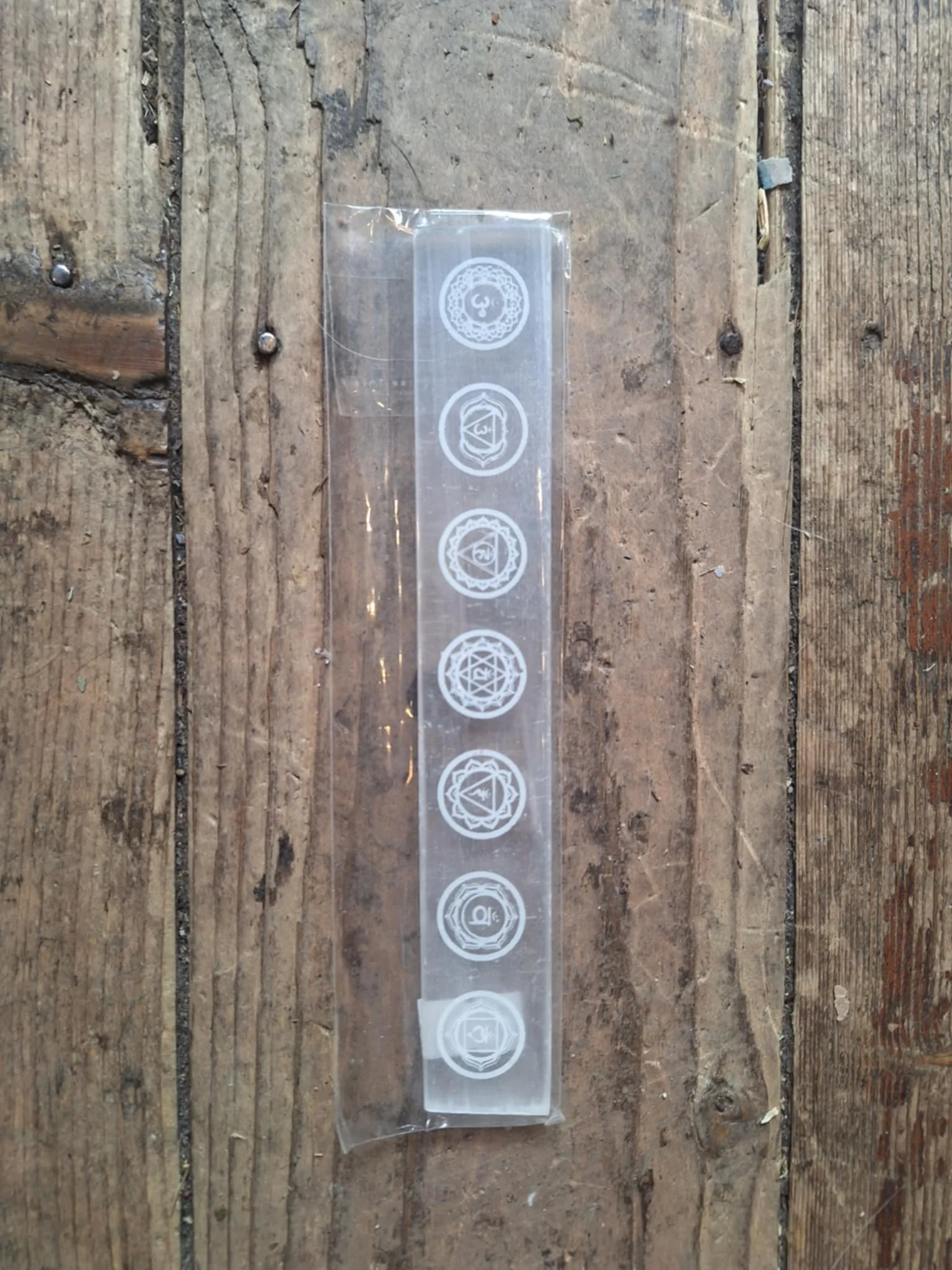 Selenite  Chakra charging plates