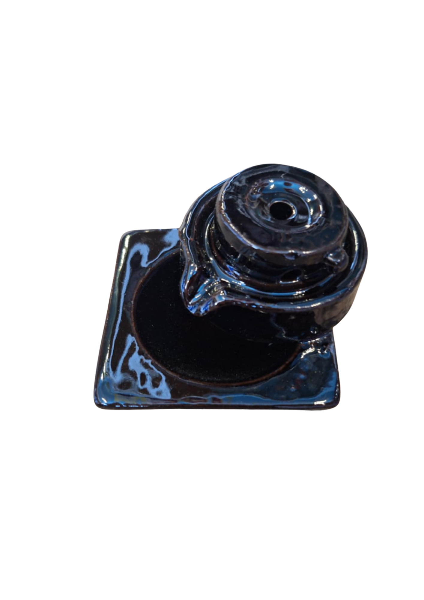 Round to square backflow burner