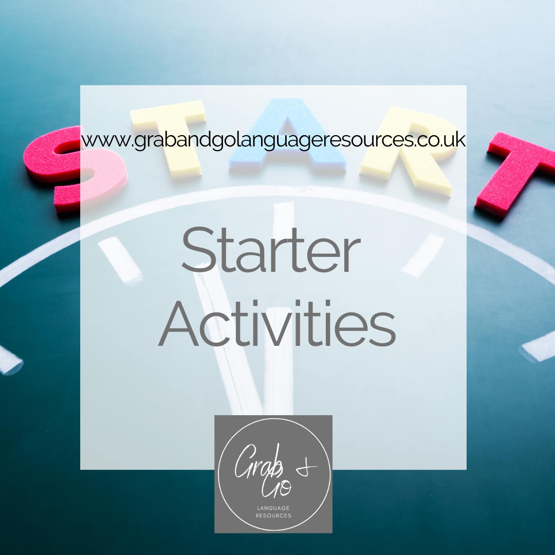 Starter Activities Examples – Starter Activities For Teachers – GMBX