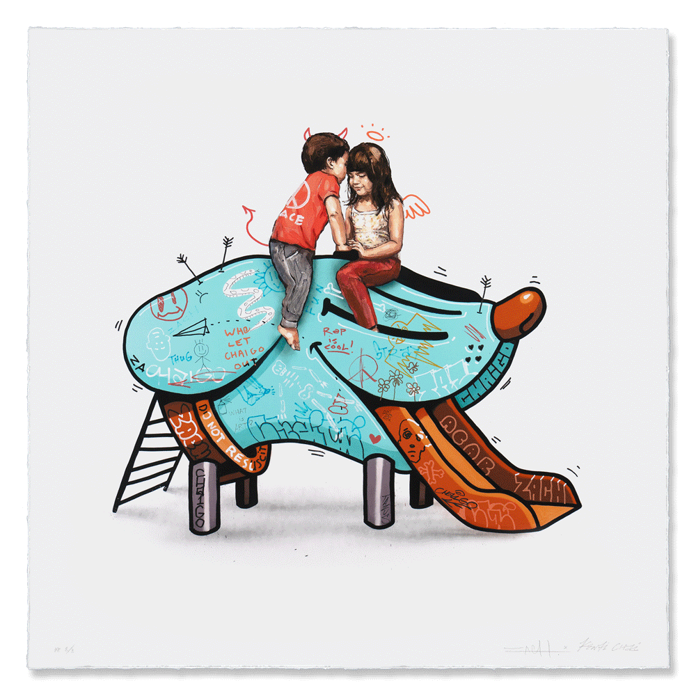 Ernest Zacharevic Life Cycle Variant Artist Proofs Cultprint ernest-zacharevic-life-cycle-variant-artist-proofs-cultprint