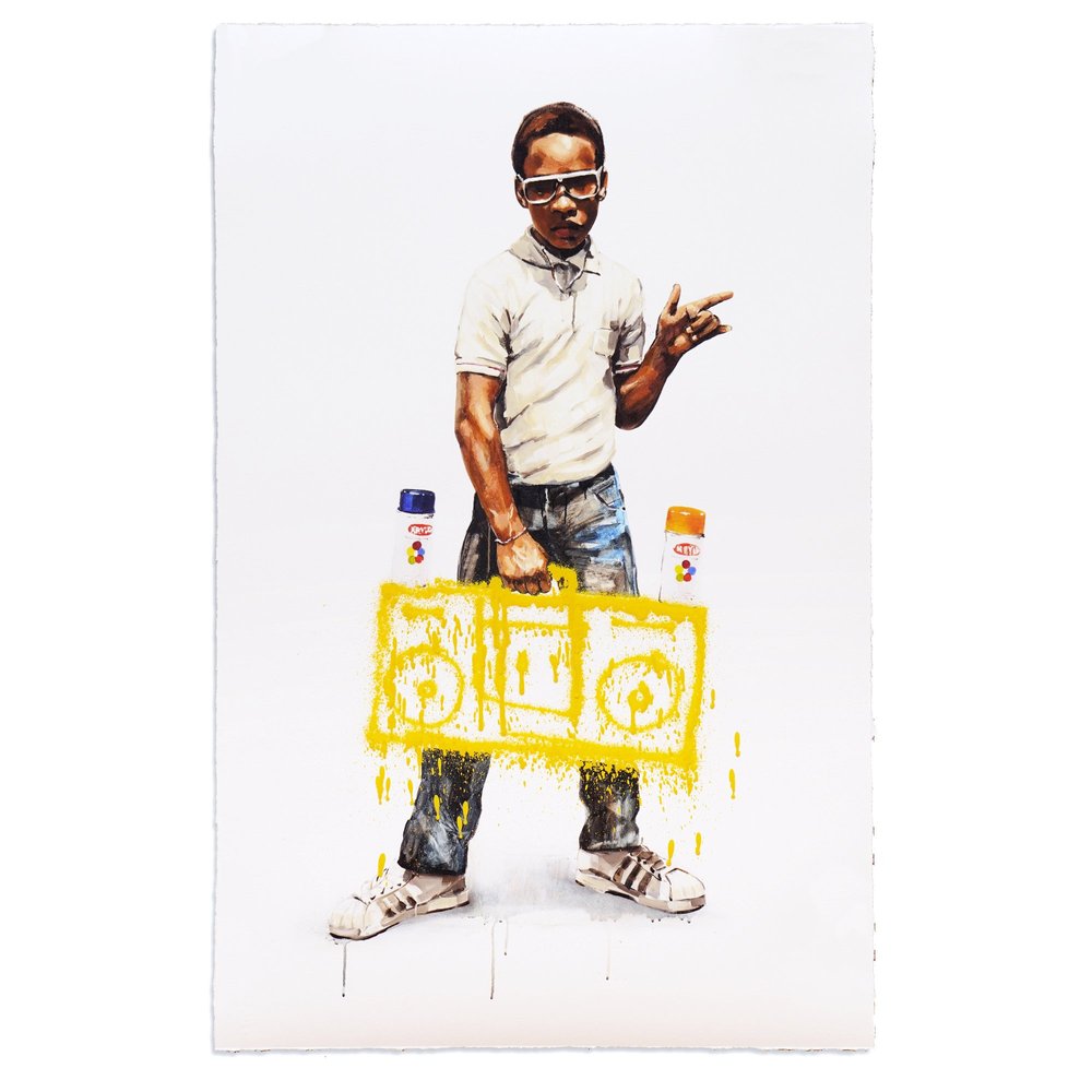 Ernest Zacharevic x Martha Cooper - Lil Crazy Legs VAP 18 — Cultprint