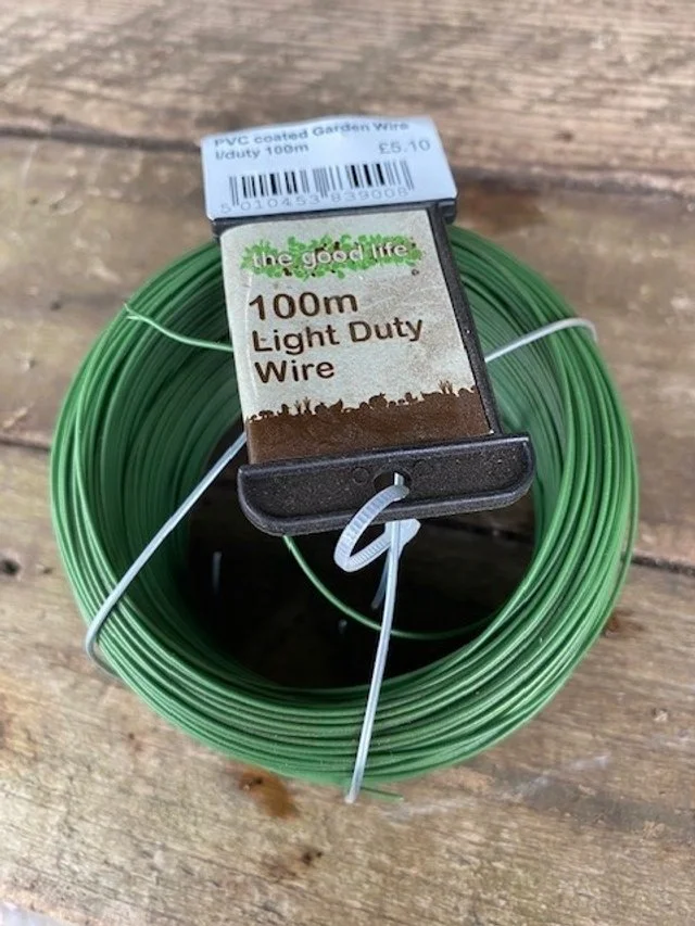 PVC Coated Garden Wire - light Duty 100m