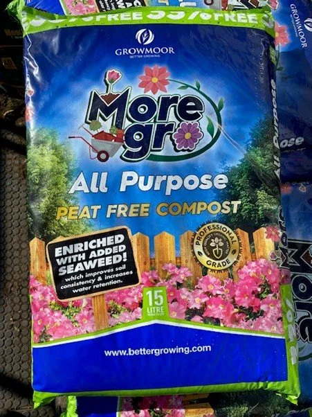 Growmoor MoreGro Compost with added Seaweed (Peat free) 15lt