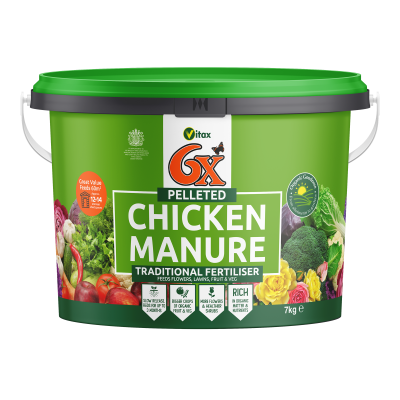 Vitax 6X Pelleted Chicken Manure 7kg