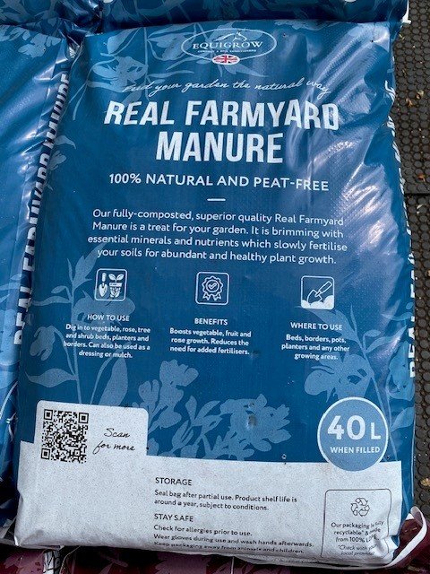 Equigrow Real Farmyard Manure 40 litre bag (Peat Free)