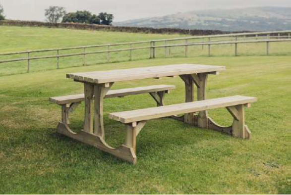 Walk-in Picnic Table 8 Seater