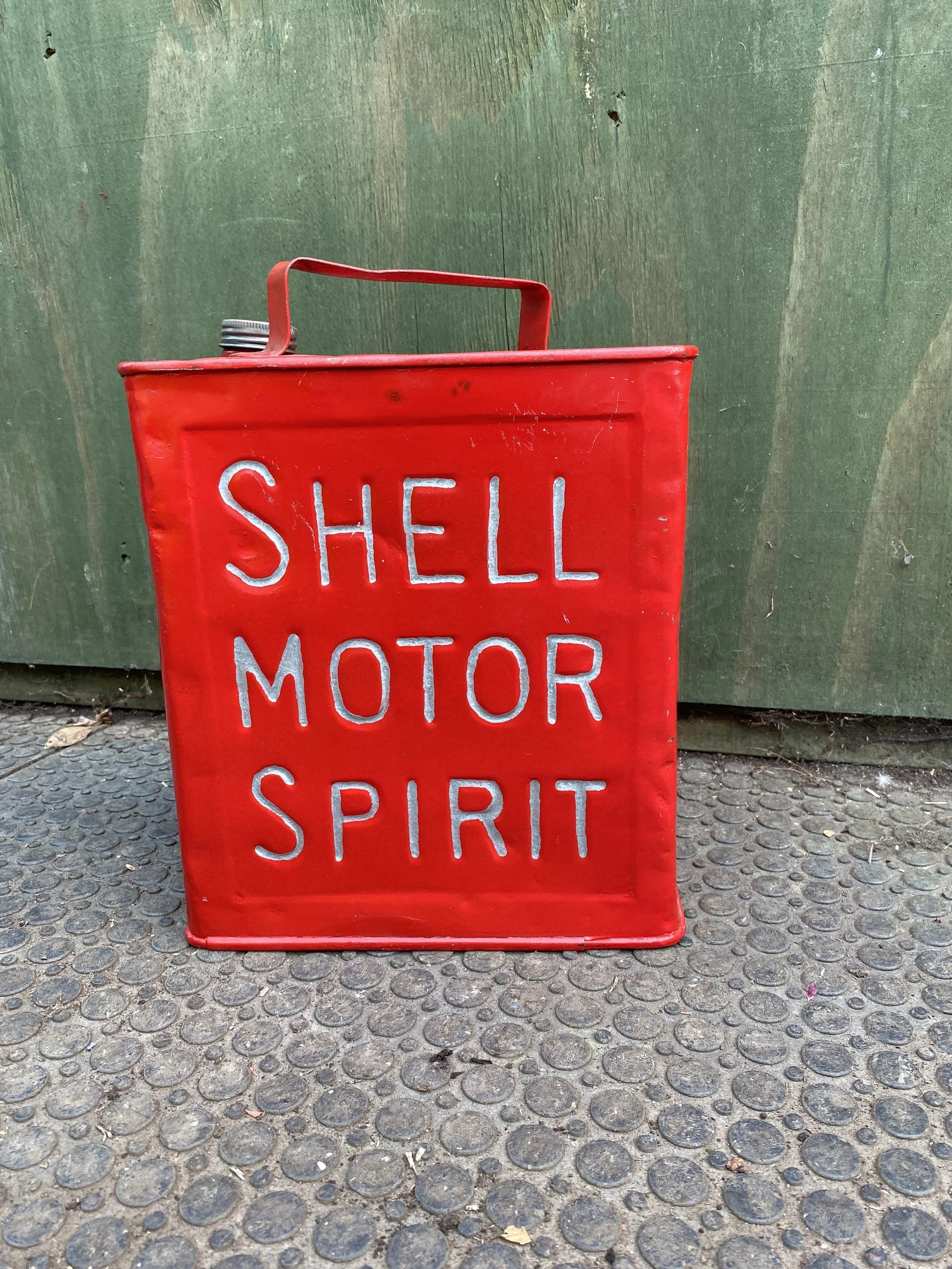 Reproduction Shell Motor Spirit Oil Can (Red)
