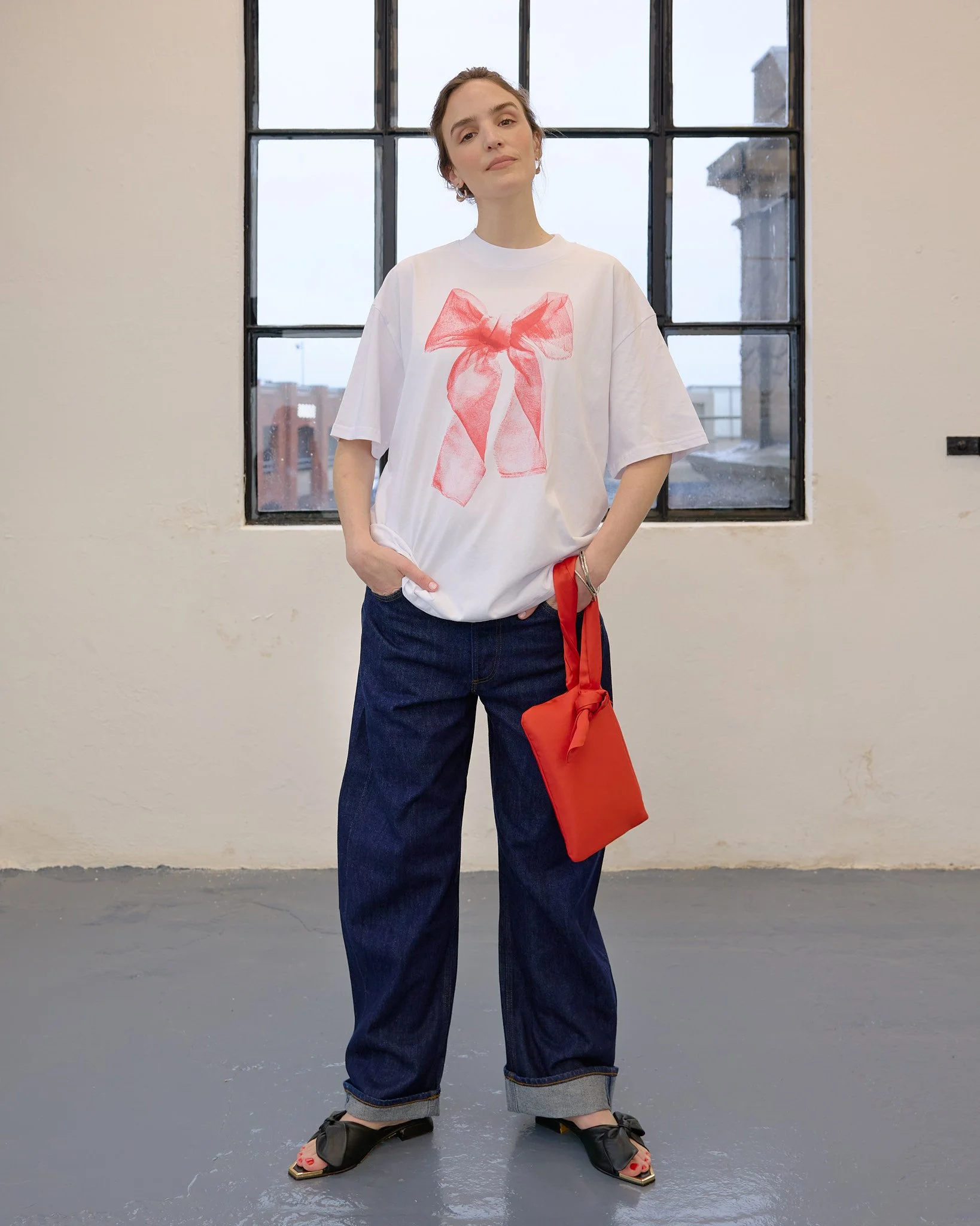 Ghost Bow T-Shirt Scarlet Limited Edition