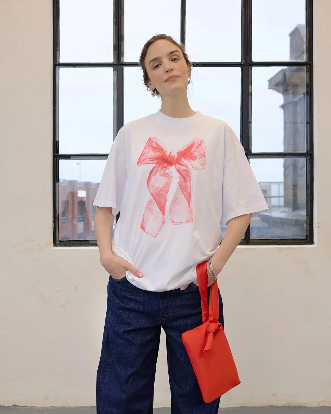 Ghost Bow T-Shirt Scarlet Limited Edition