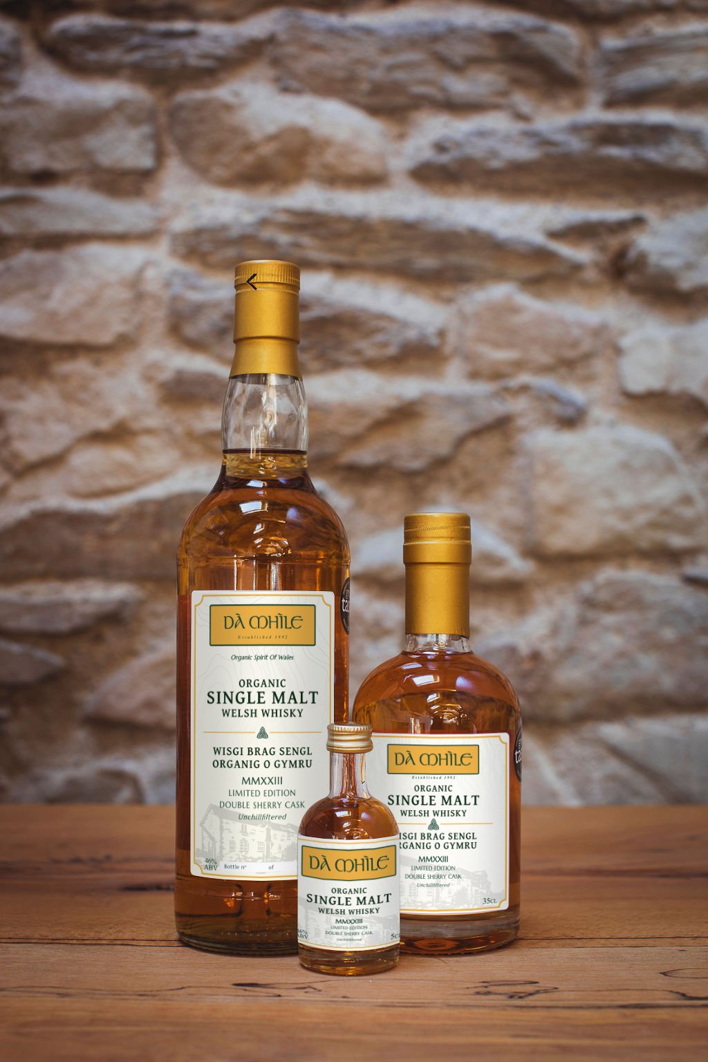 Da Mhile 35cl Single Grain Welsh Whisky