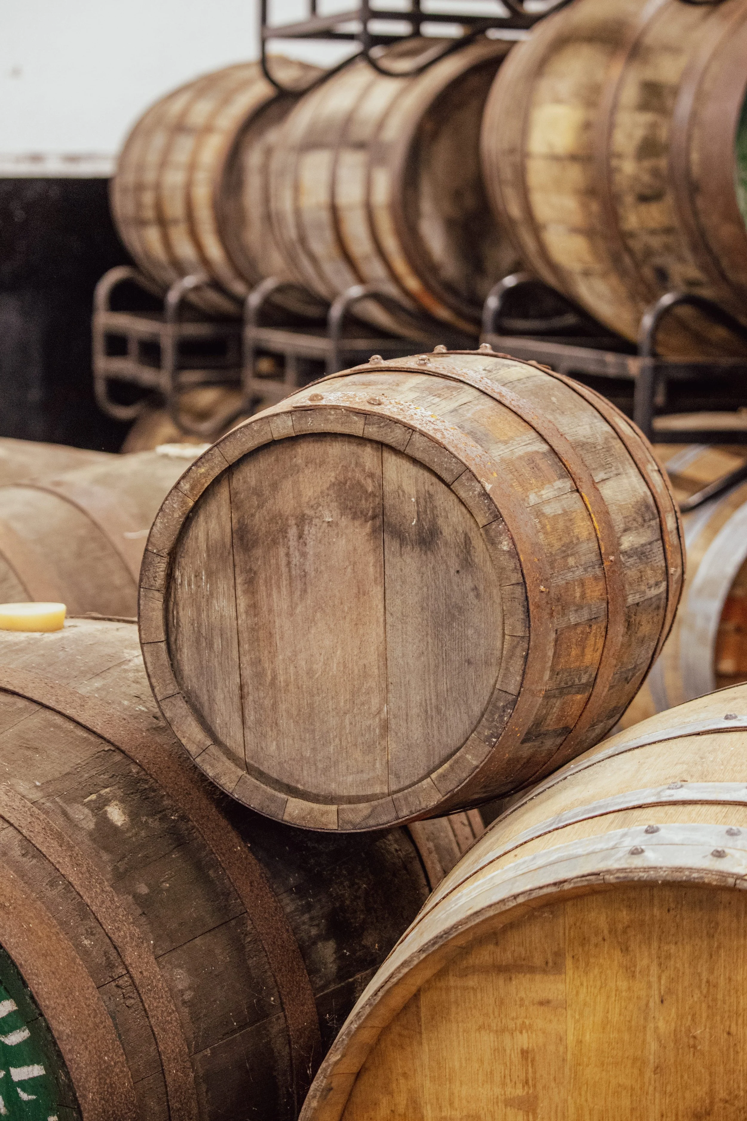 Mini whisky cask at Dà Mhìle Distillery in Wales (Copy)