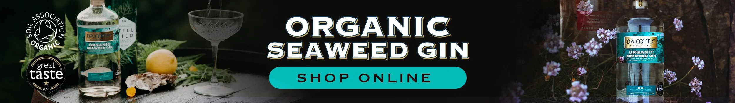 organic seaweed gin made in Wales