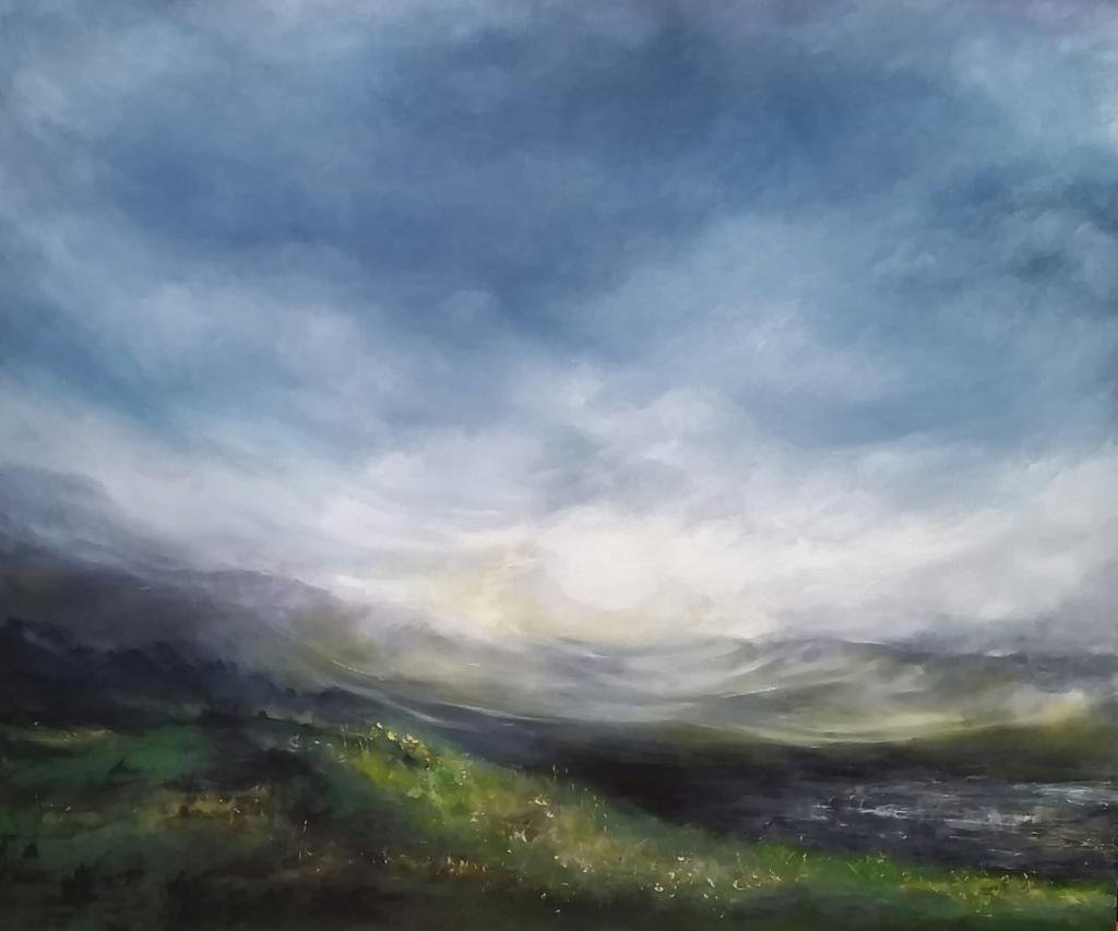 Do You Remember When We Walked And Talked On The Hill - 120cm x 100cm - £750