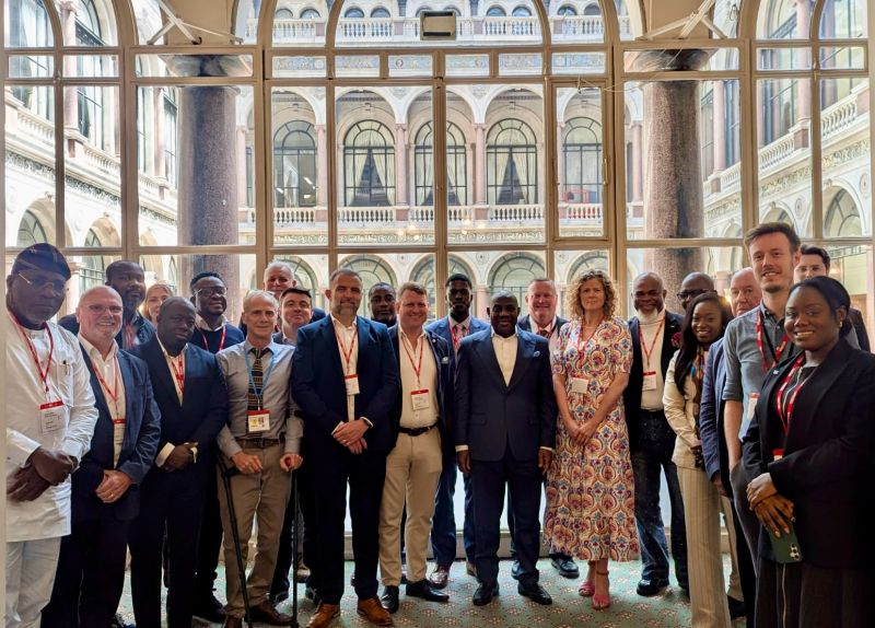 Minister of Education for Nigeria with Jonathan Ledger, The Department of Business and Trade at The Foreign, Commonwealth Development Office, London.