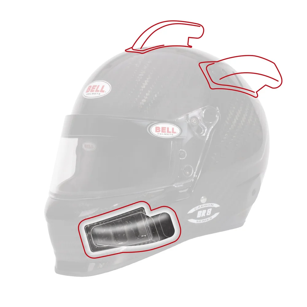 Bell BR8 SPORT Dirt Track and Off-Road Racing Helmet - Snell SA2025, Snell SA2025 | Gloss White | Medium (58-59)