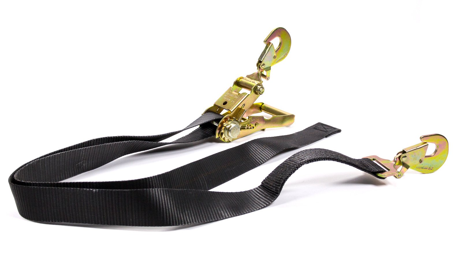 MAC's Custom Tie-Downs - Ratchet Strap w/ Twisted Snap Hooks - 8