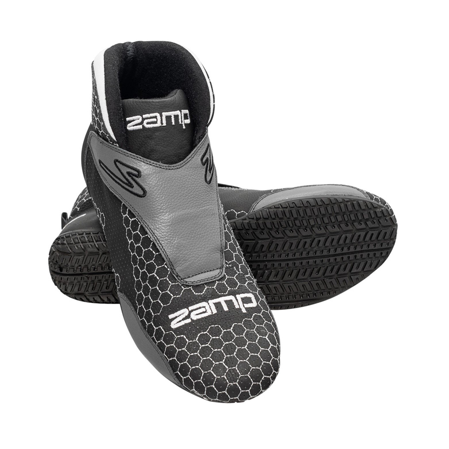 Za gray honeycombmp ZR-60 SFI leather Racing Shoe