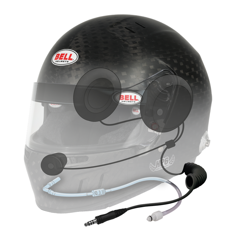 Casque Bell HP6 RD 4C EC Certifié FIA – Homologué Course, Adulte, Modèle 2110