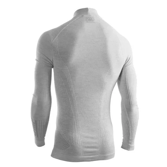 Omp tecnica evo long sleeve top silver white back 1.jpeg
