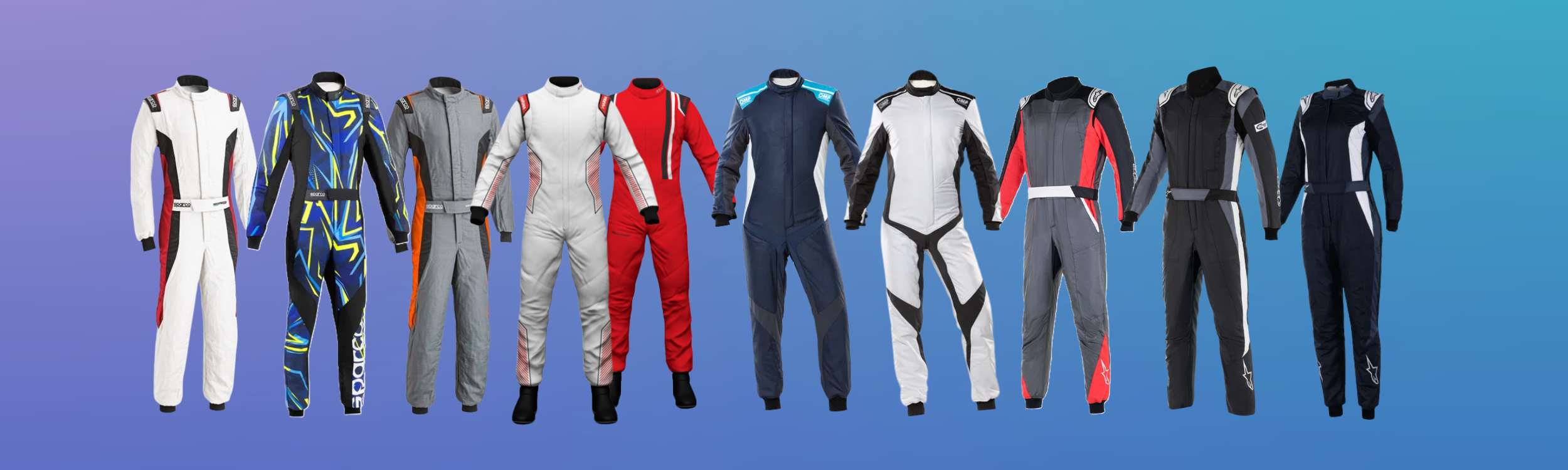 Landing page FIA & SFI Racing Suits — Track First
