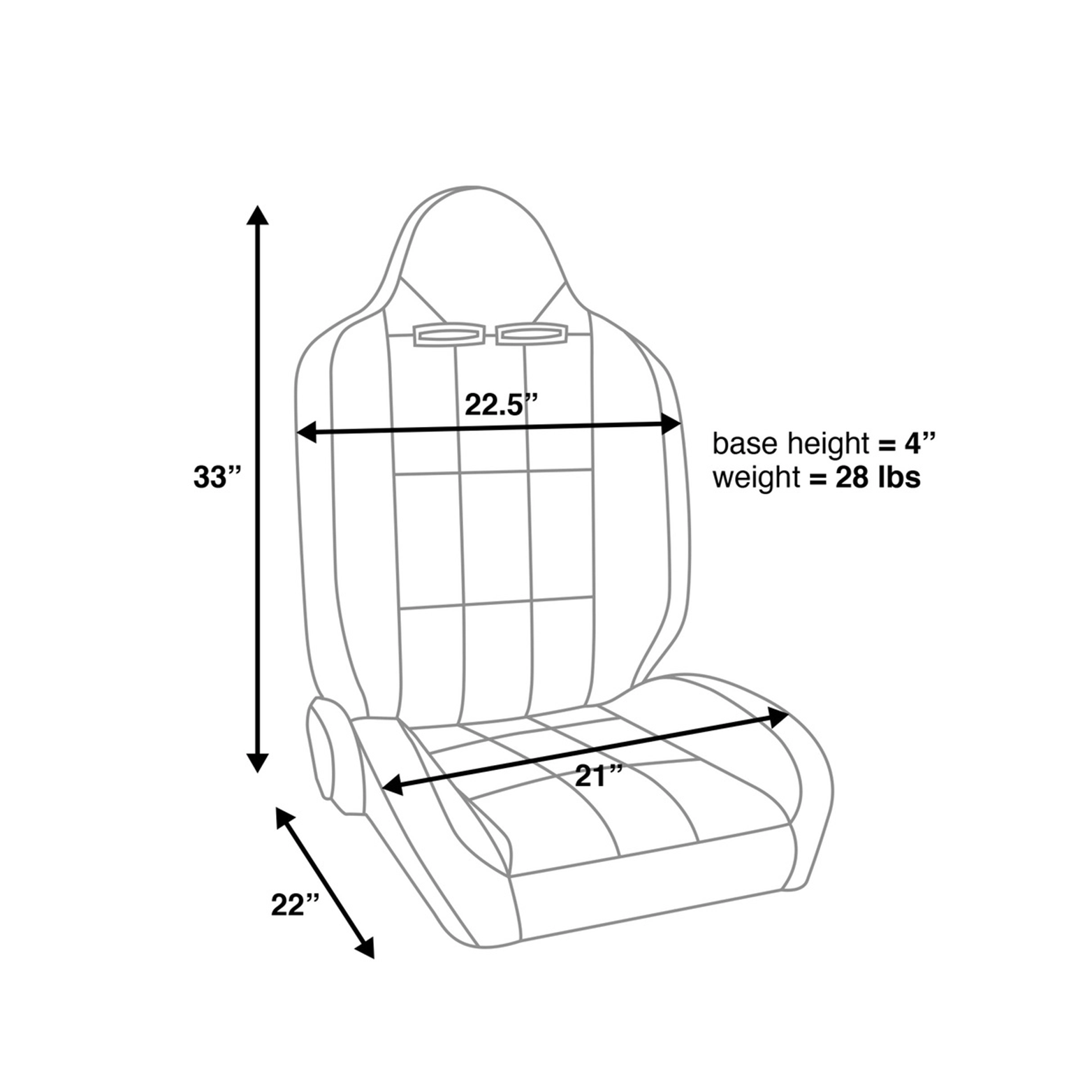 CORBEAU BAHA RS RECLINING SEAT
