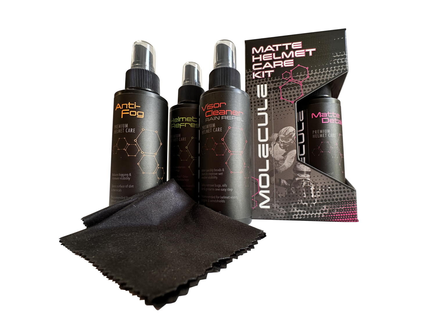 Molecule Matte Helmet Care Kit