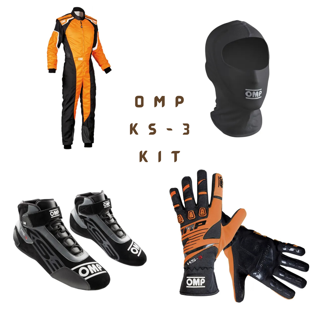 OMP Racing OMP KS-3 Gloves Orange/Black - Size XL
