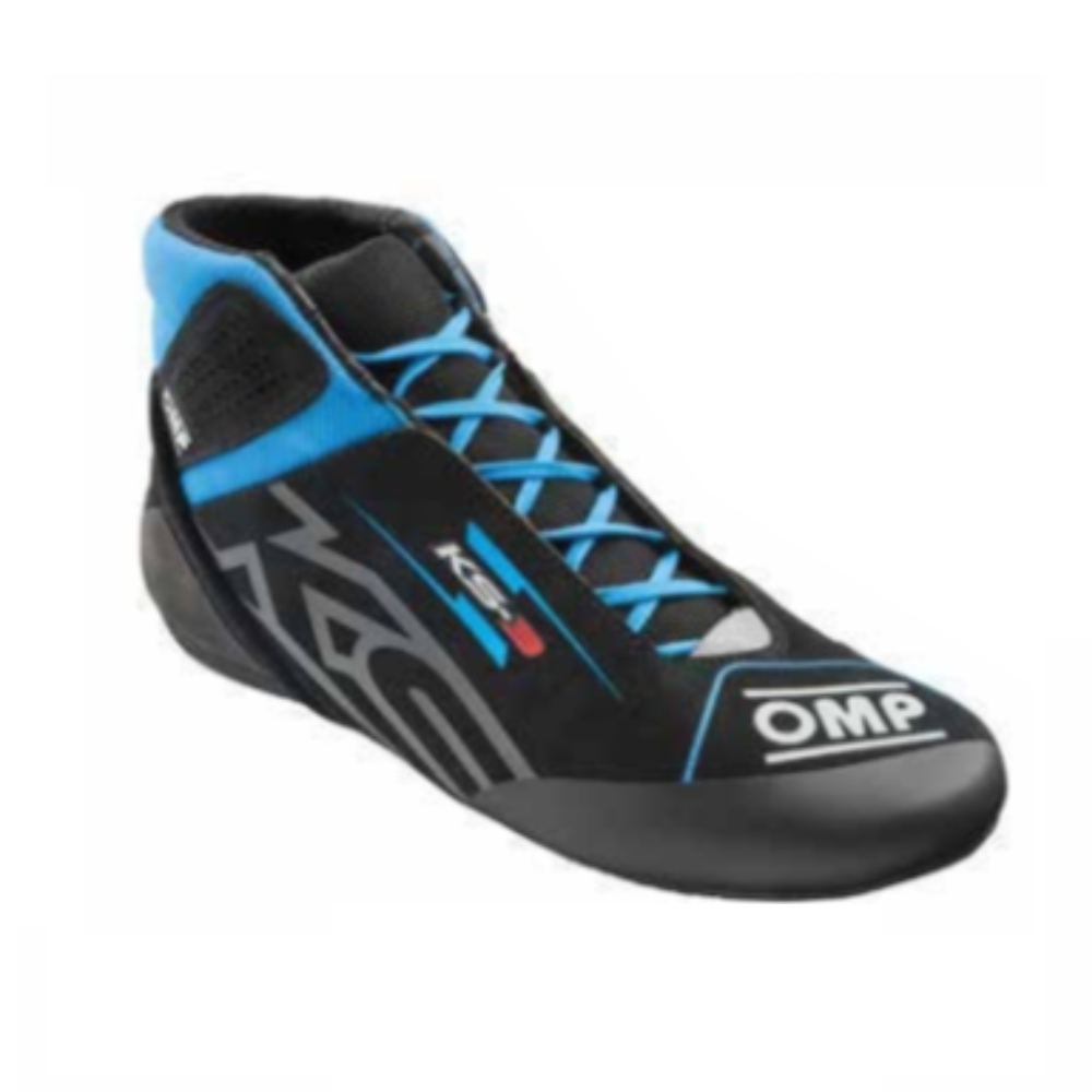 ks-3 black  blue OMP karting shoe