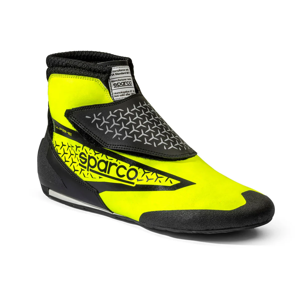 Sparco K Prime Kart Shoes yellow black