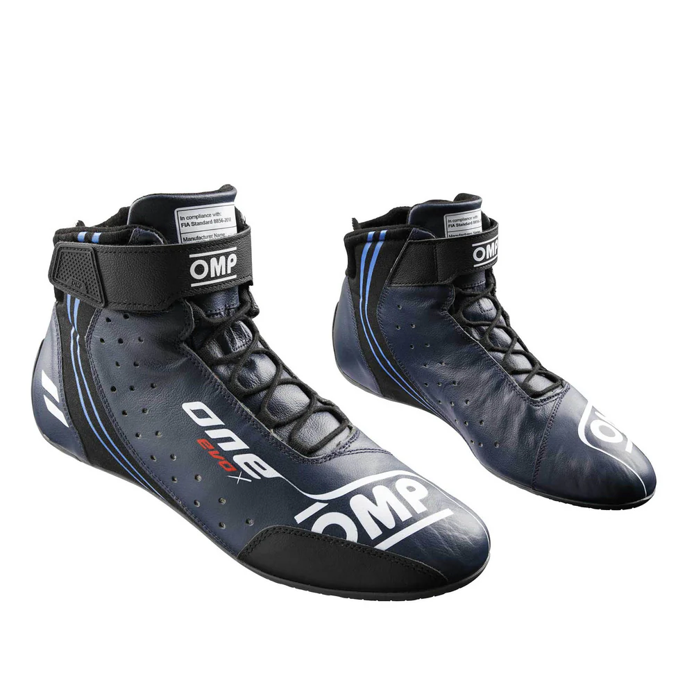 OMP One EVO X Racing Shoe Navy